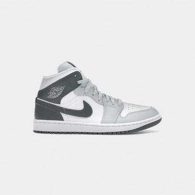 Jordan 1 Mid White Smoke Grey (Women's)