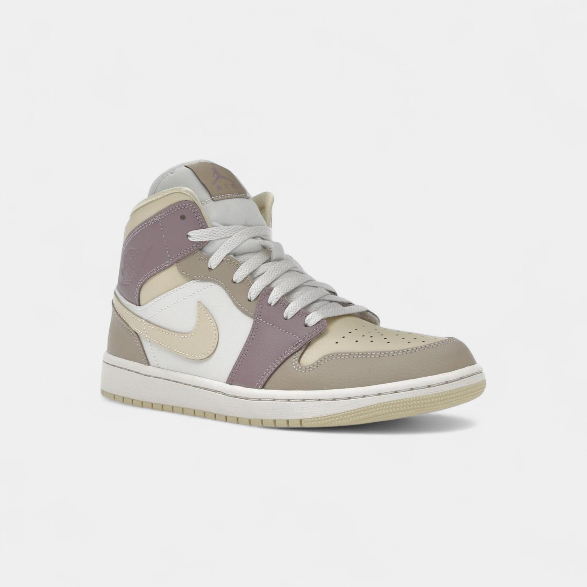 Jordan 1 Mid Light Orewood Brown Taupe Grey (Women's) 2/4