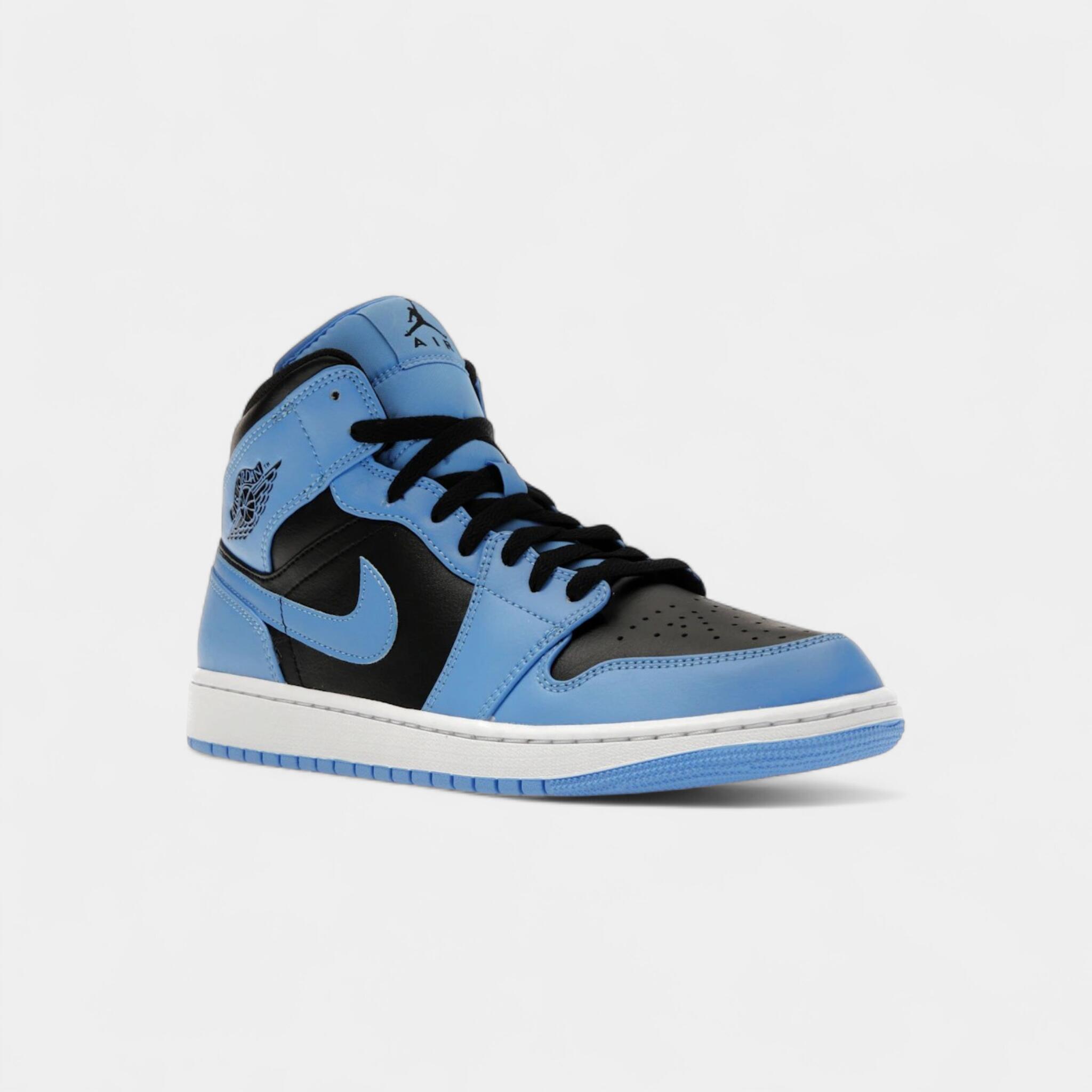 Jordan 1 Mid University Blue Black 2/4