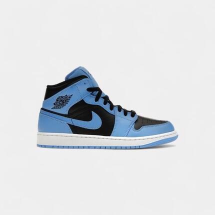 Jordan 1 Mid University Blue Black