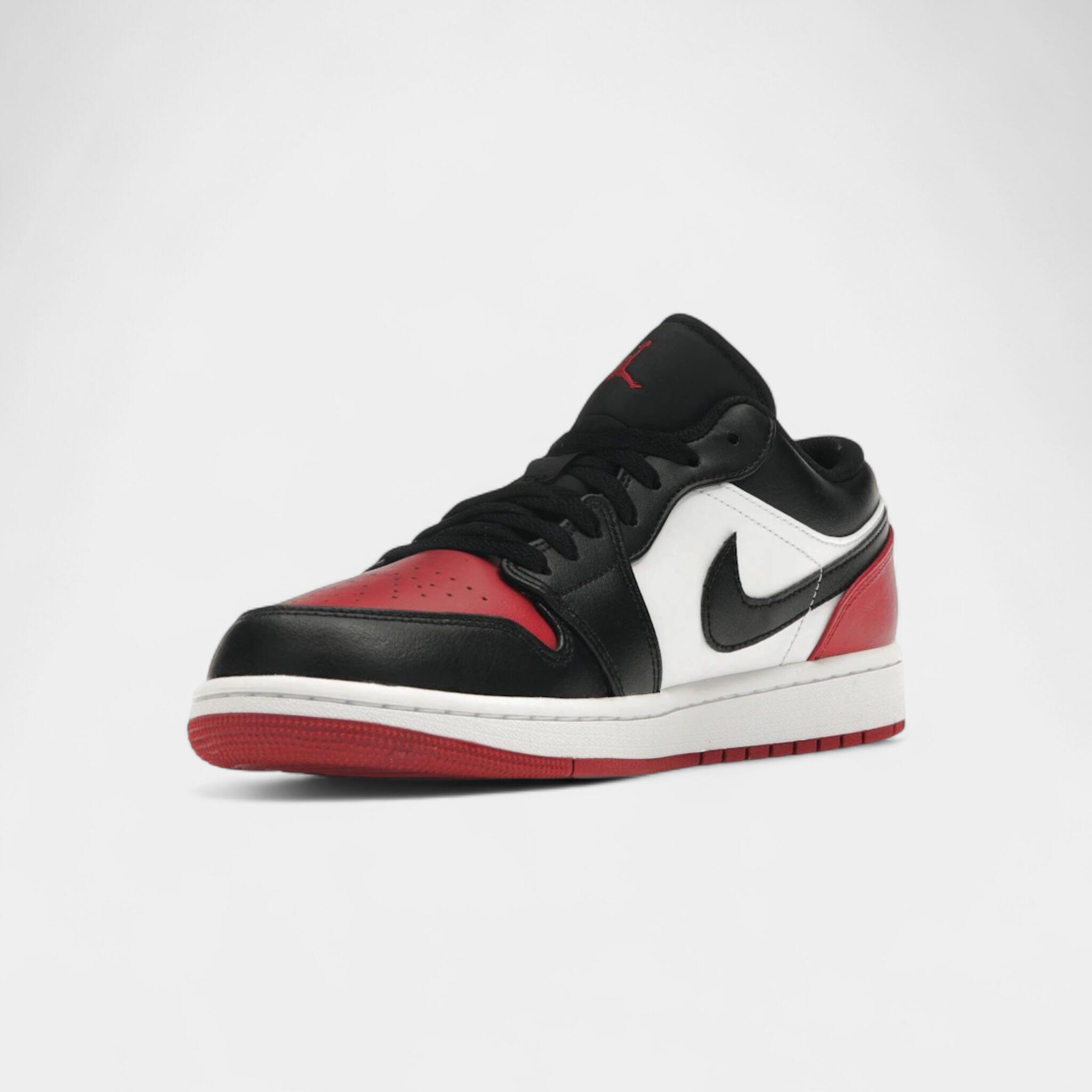 Jordan 1 Low Bred Toe 2.0 3/4
