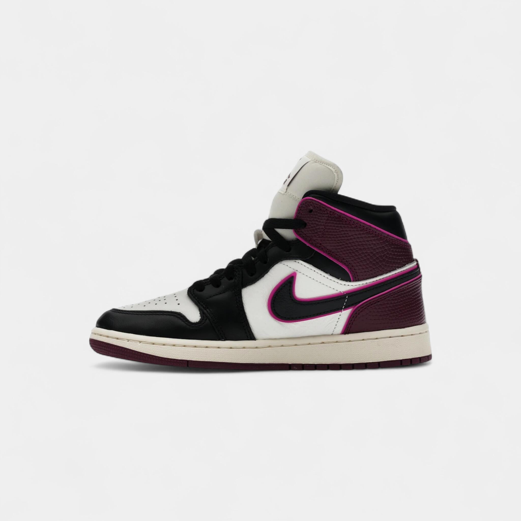 Jordan 1 Mid SE Bordeaux (Women's) 4/4