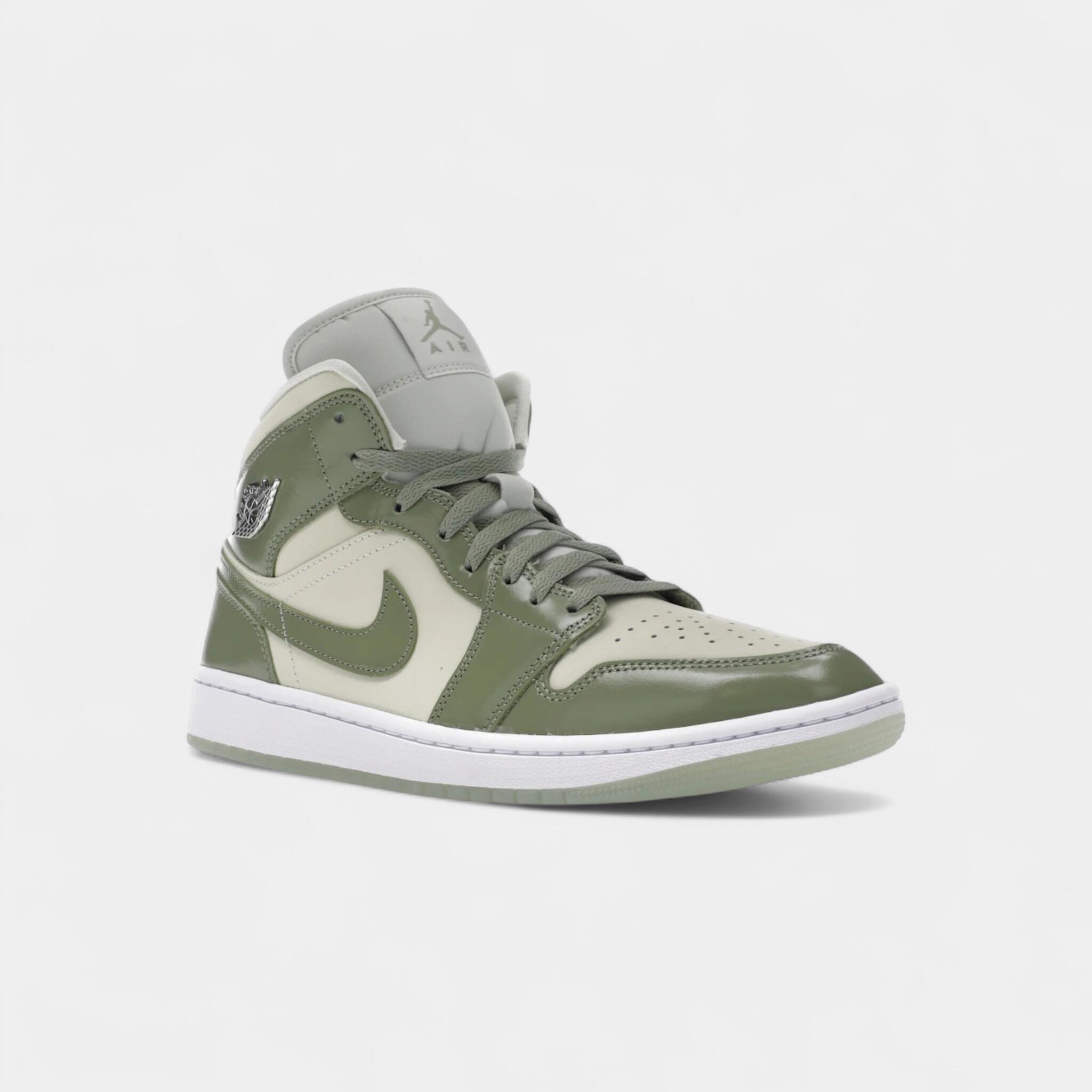 Jordan 1 Mid SE Sea Glass Oil Green (Women's) 2/4