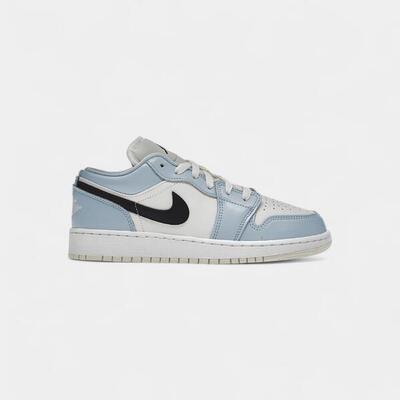 Jordan 1 Low Ice Blue Black (GS)