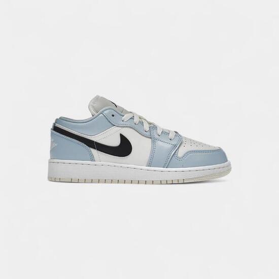 Jordan 1 Low Ice Blue Black (GS)