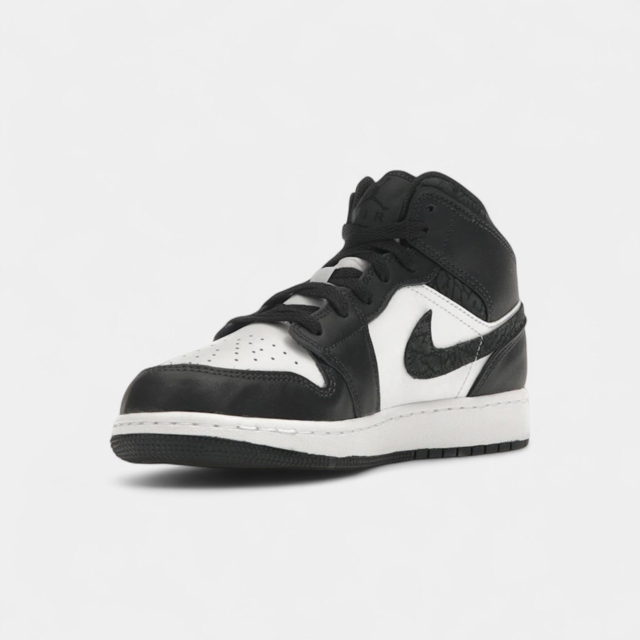Jordan 1 Mid SE Panda Elephant (GS) 3/4