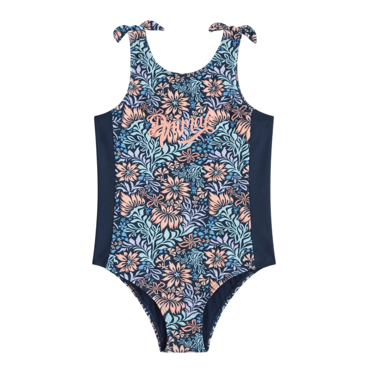 Animal Childrens/Kids Vacation Floral One Piece Swimsuit