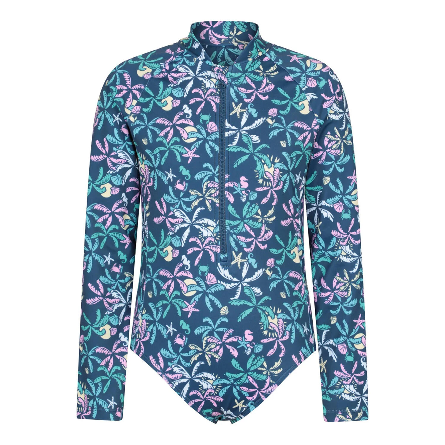Mountain Warehouse Childrens/Kids Mira Palm Leaf Rash Guard