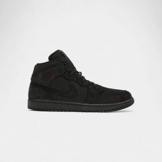 Jordan 1 Mid SE Craft Dark Smoke Red