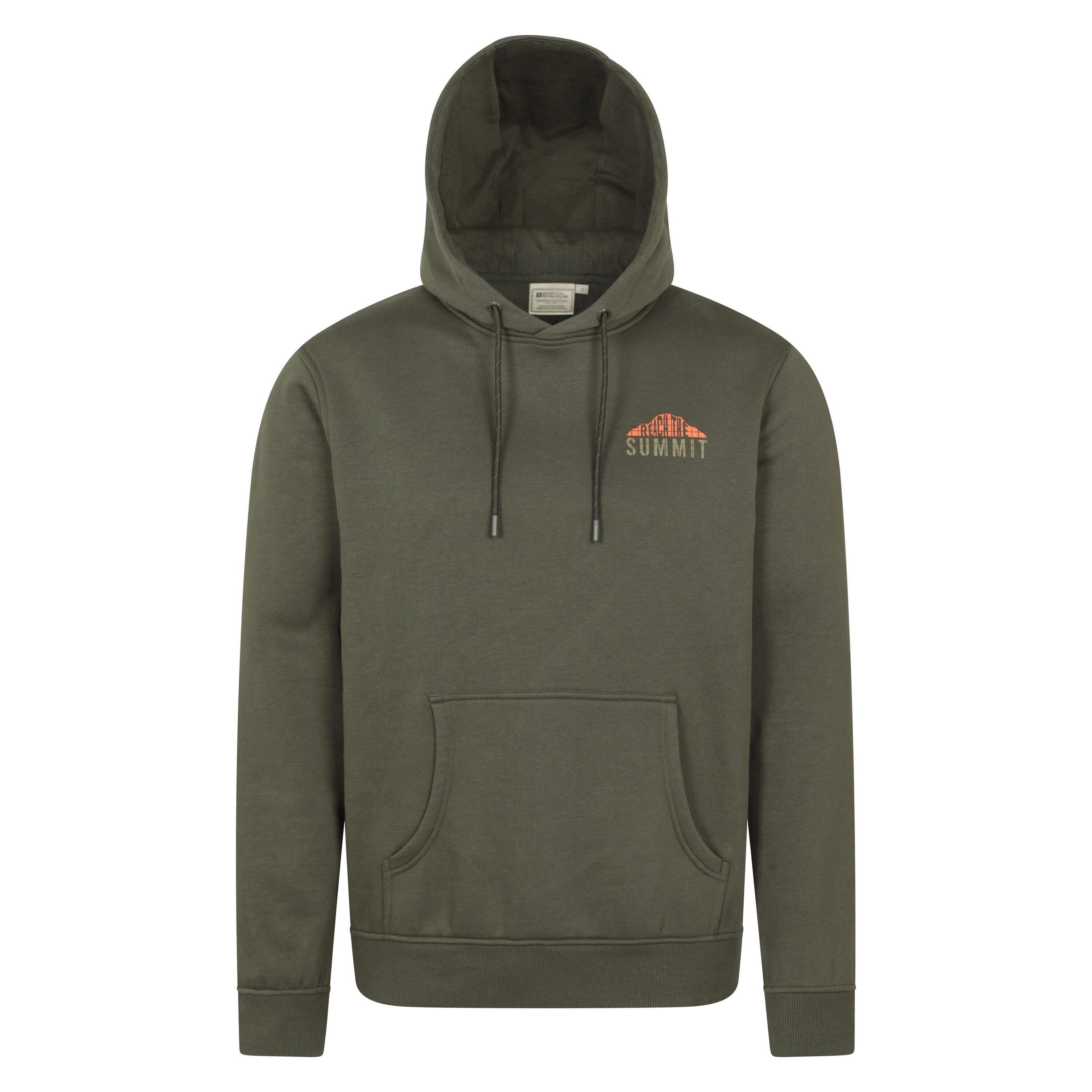 Mountain Warehouse Mens Reach The Summit Grid Hoodie