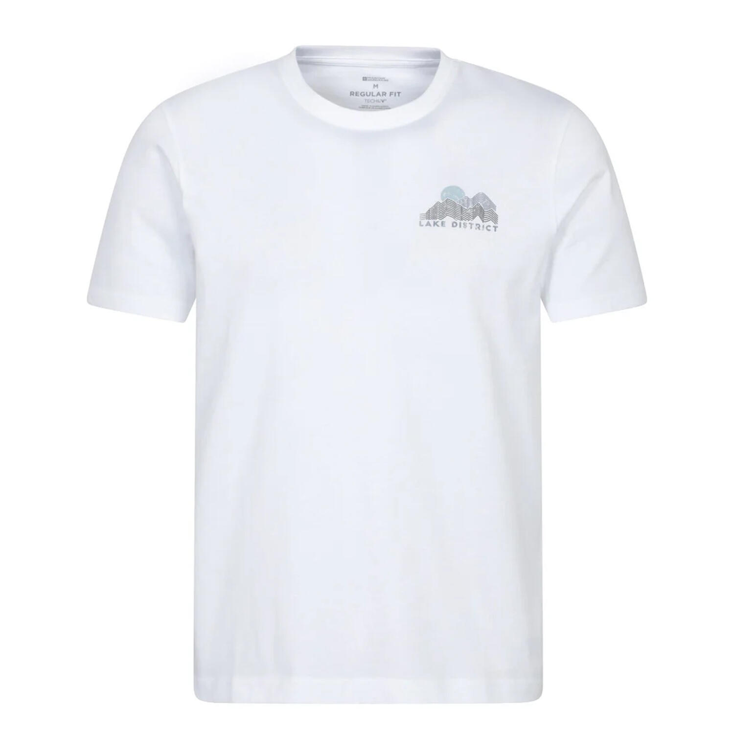 Mountain Warehouse Mens Lake District Chest Print T-Shirt