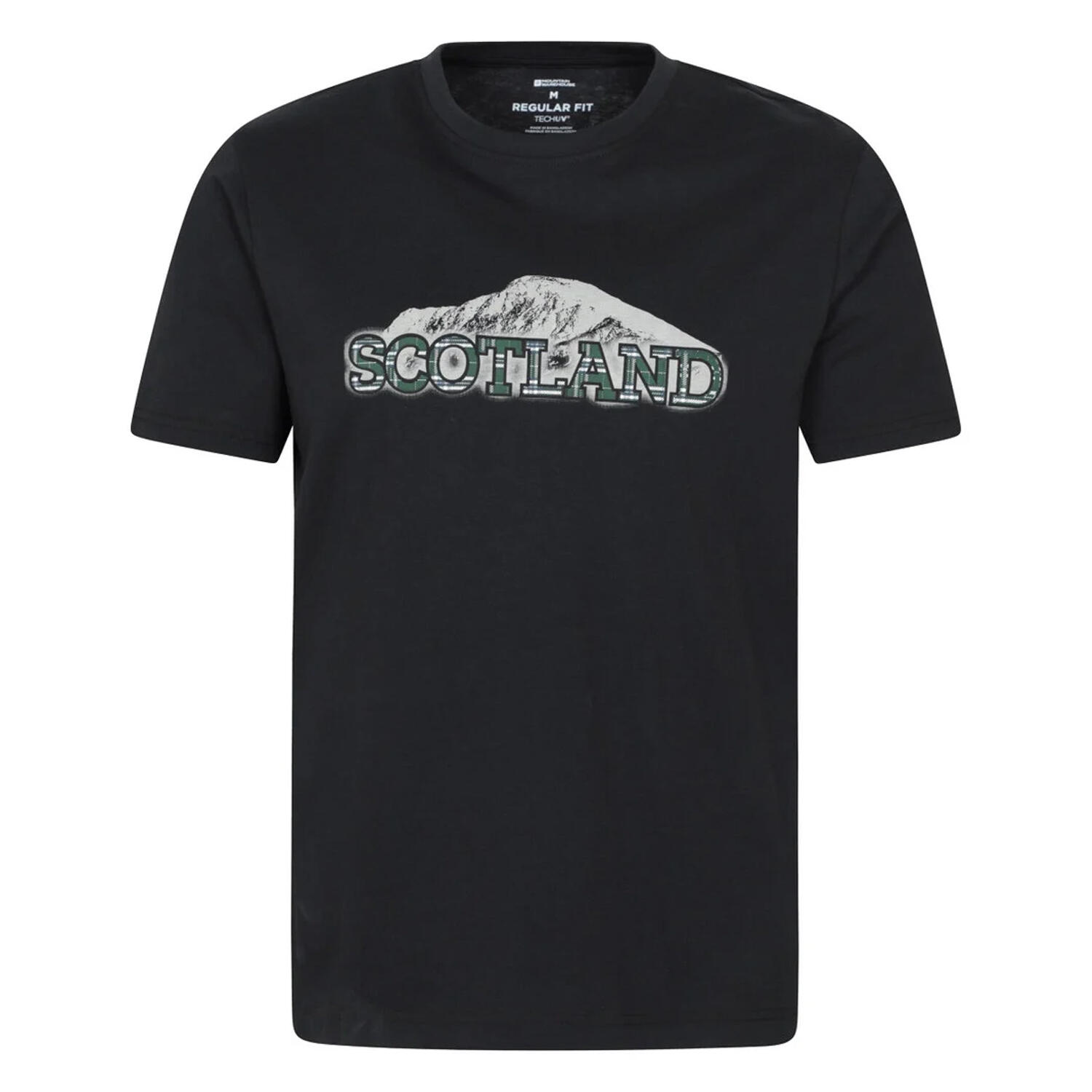 Mountain Warehouse Mens Scotland Short-Sleeved T-Shirt