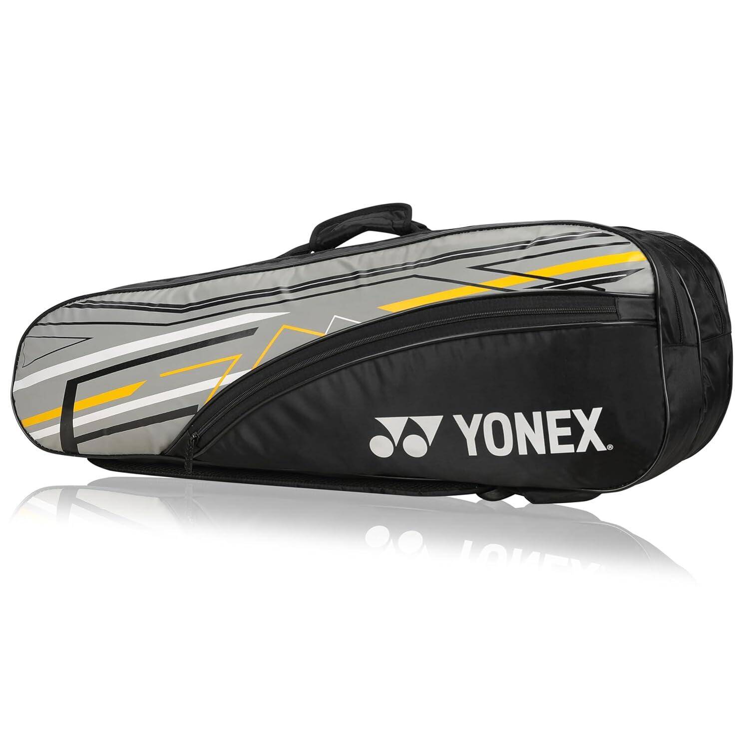 Yonex SUNR 24025 BT5 Kitbag |Black Grey Dark Yellow -  3