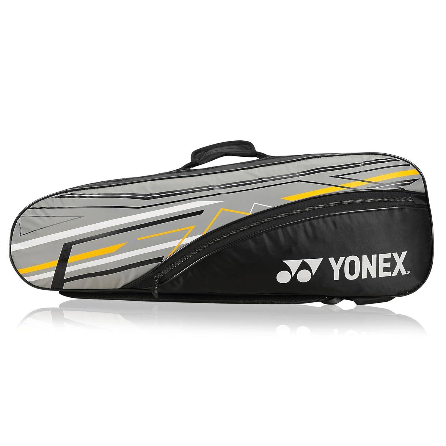 Yonex SUNR 24025 BT5 Kitbag |Black Grey Dark Yellow -  2