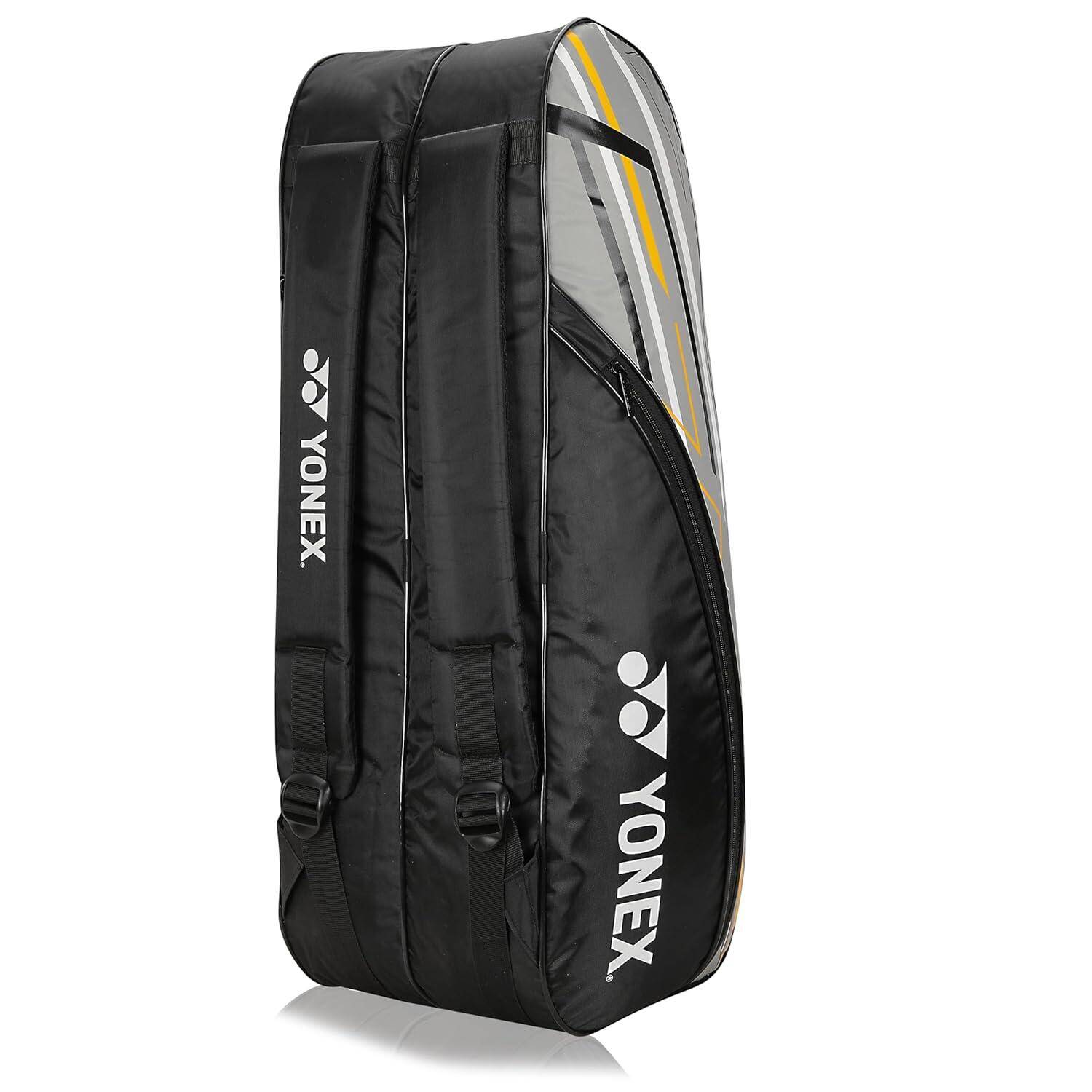 Yonex SUNR 24025 BT5 Kitbag |Black Grey Dark Yellow -  1