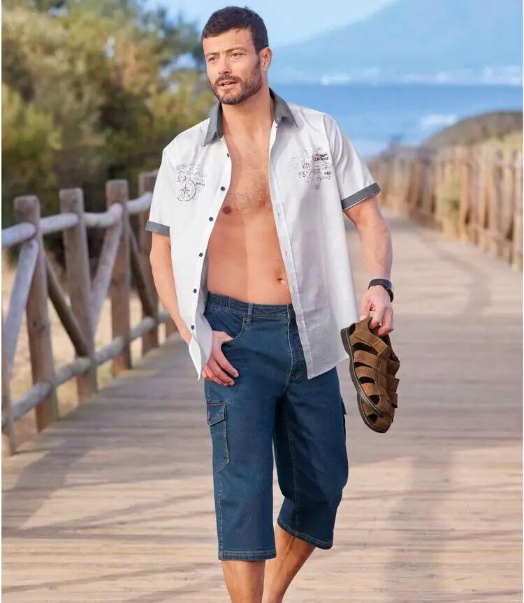 2 er-Pack 3/4-Hosen im Cargo-Look 2/6