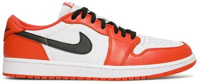 Schoenen - air jordan 1 low og starfish - wit/zwart