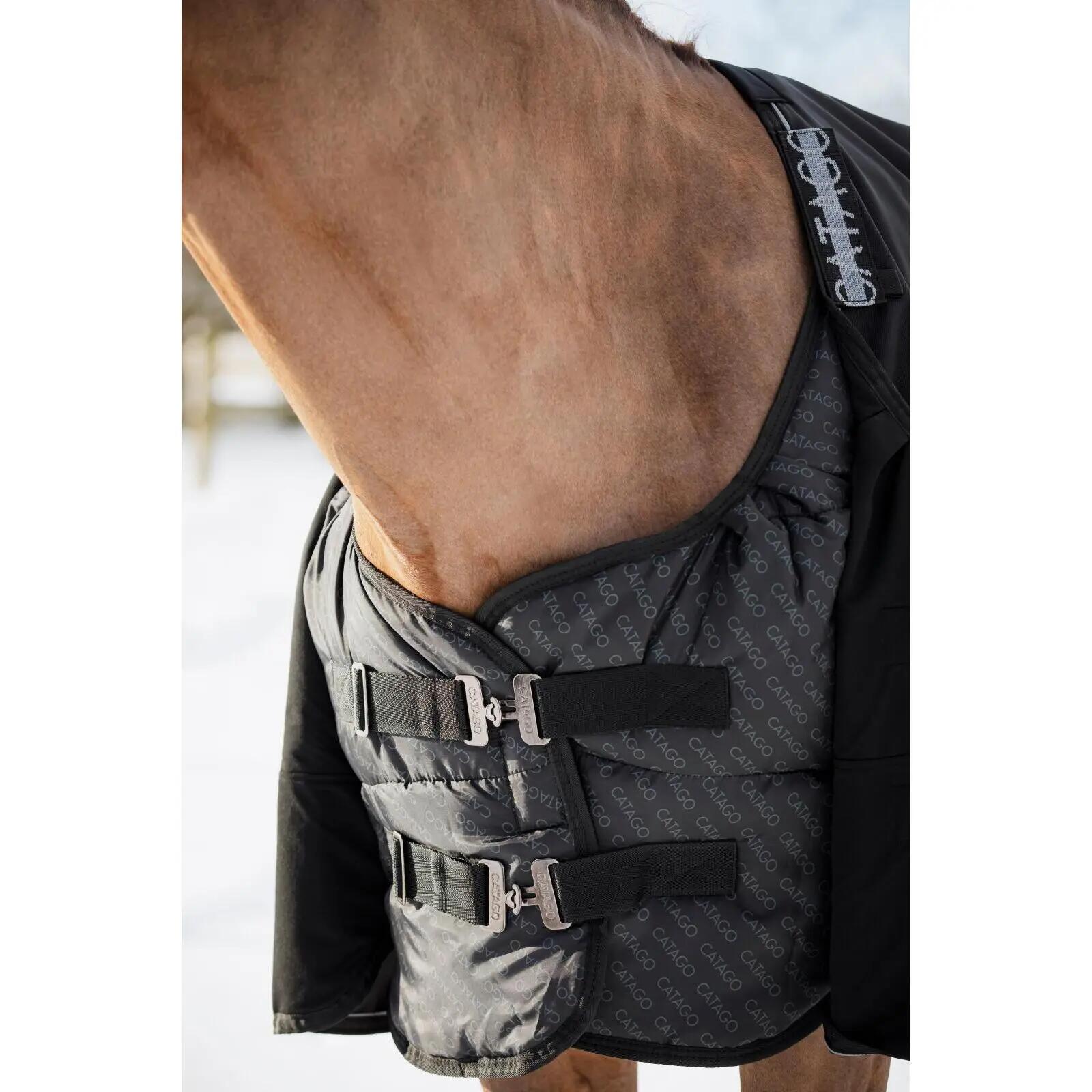 Manta de exterior para caballos Catago FIR-Tech 200g 2/3