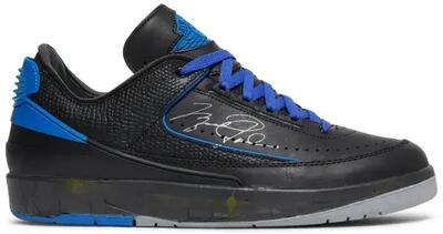 Schoenen - basketbal - air jordan 2 - lage retro off-white - zwart