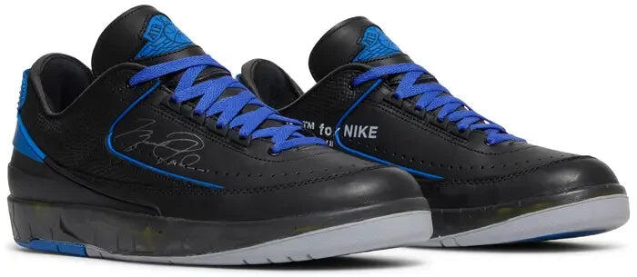 Air Jordan 2 Retro Low SP Off-White Black Blue 5/5