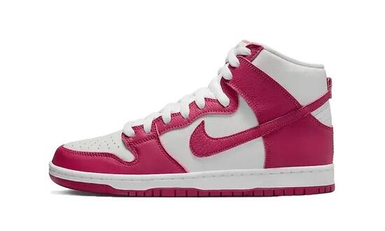 Schoenen - Skate - Unisex - SB Dunk High - Hoge schoen, Gedrukt - Wit/sweet beat