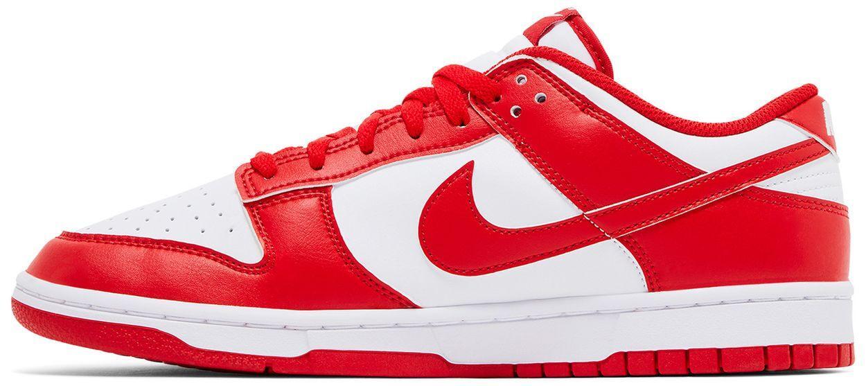 Nike Dunk Low White University Red (GS) 2/5