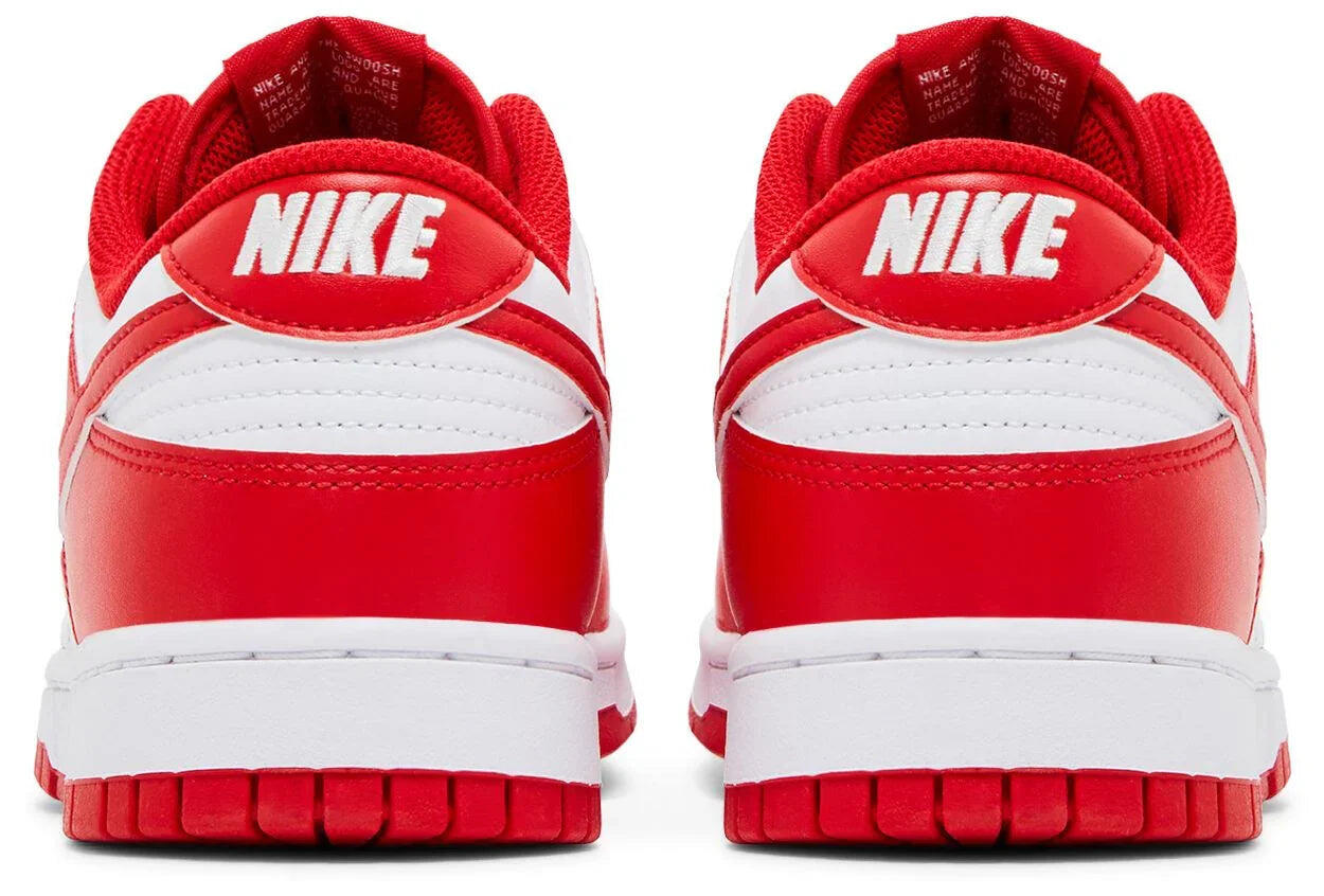 Nike Dunk Low White University Red (GS) 4/5