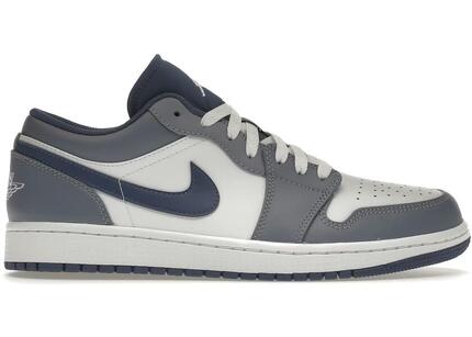 Chaussures - basket - homme - basses - air jordan 1 low - ashen slate/white