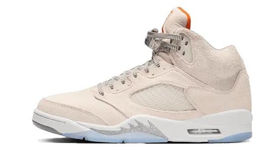 Chaussures - basket - jordan 5 se - orewood brown/safety orange