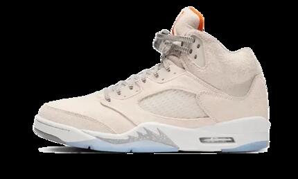 Chaussures - basket - jordan 5 se - orewood brown/safety orange