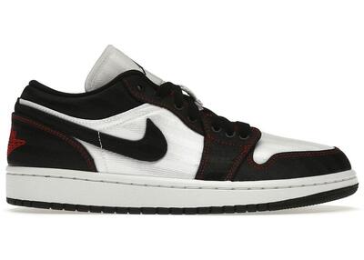 Jordan 1 Low SE Utility White Black Gym Red (Donna)