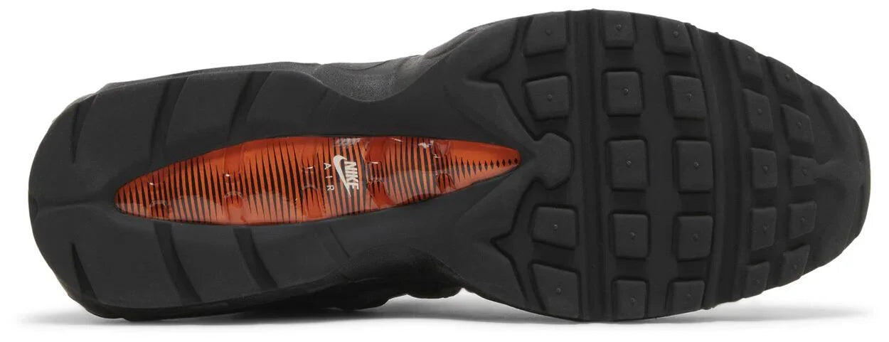 Nike Air Max 95 Black Grey Safety Orange 3/5