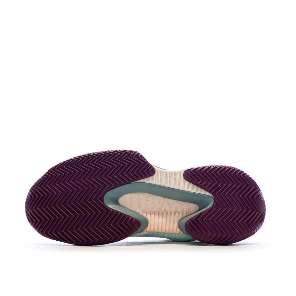 Chaussures de tennis Vertes d'eau Femme Wilson Kaos 5/7