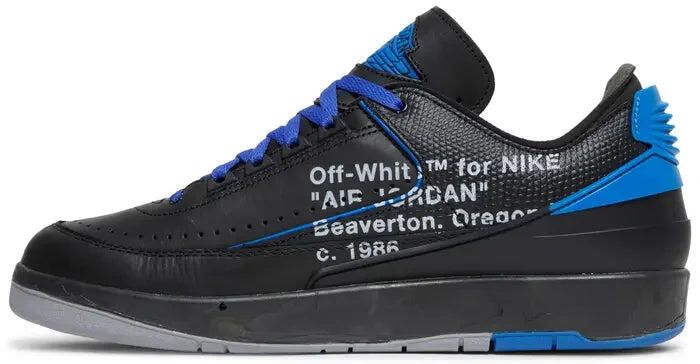 Air Jordan 2 Retro Low SP Off-White Black Blue 2/5
