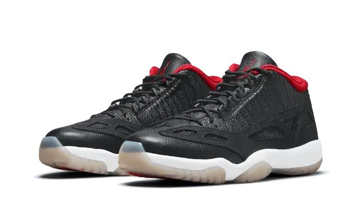 Herren - basketball - schuhe - niedrig - aj11 - schwarz/weiß-rot 2/3