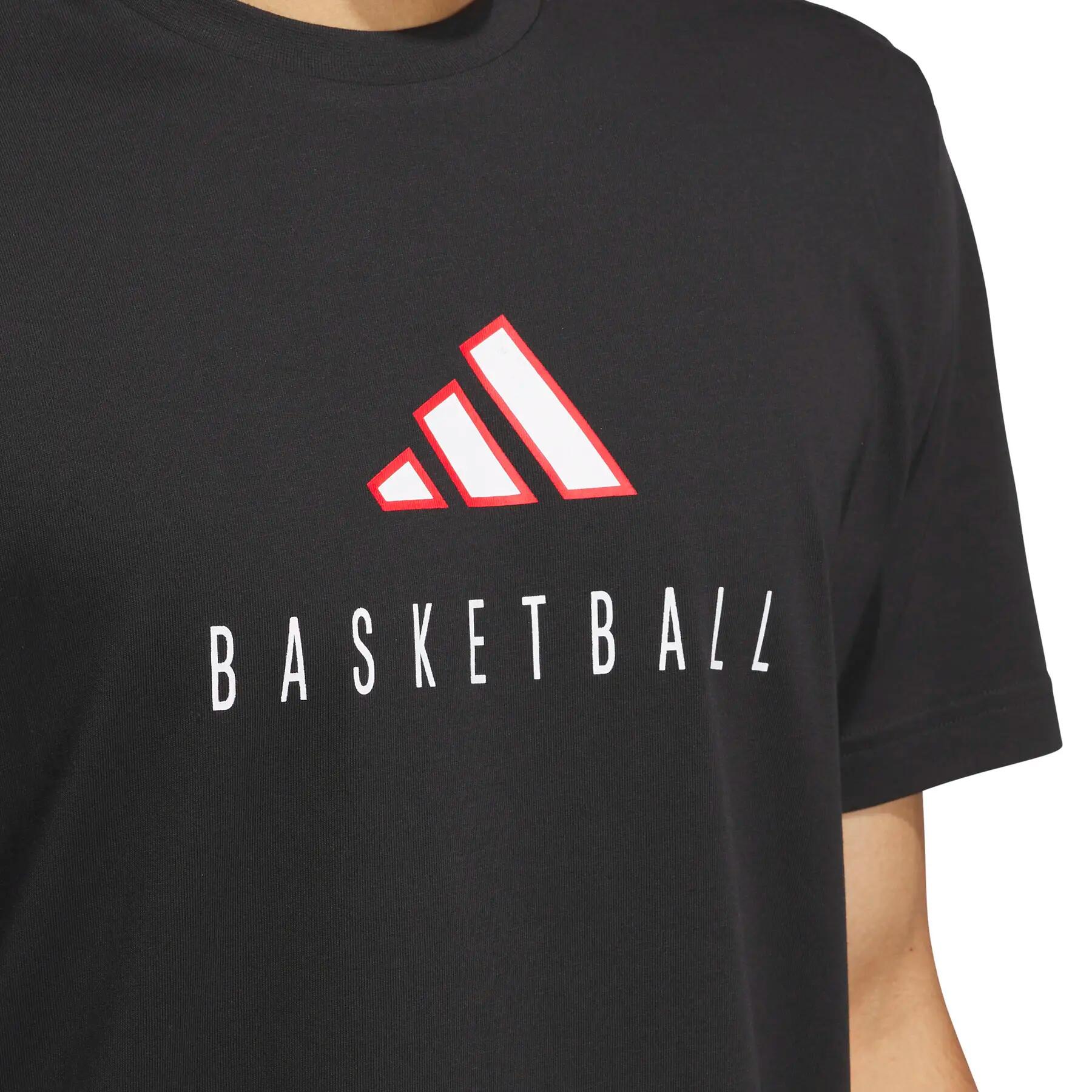 T-shirt adidas Worldwide Hoops Logo Performance Graphic 6/7