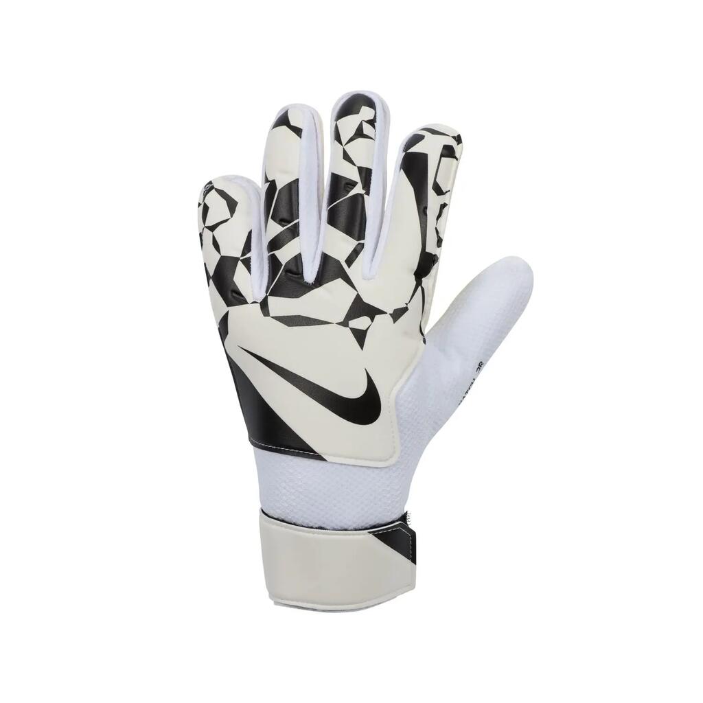Childrens/Kids Match Goalkeeper Gloves (White/Black)
