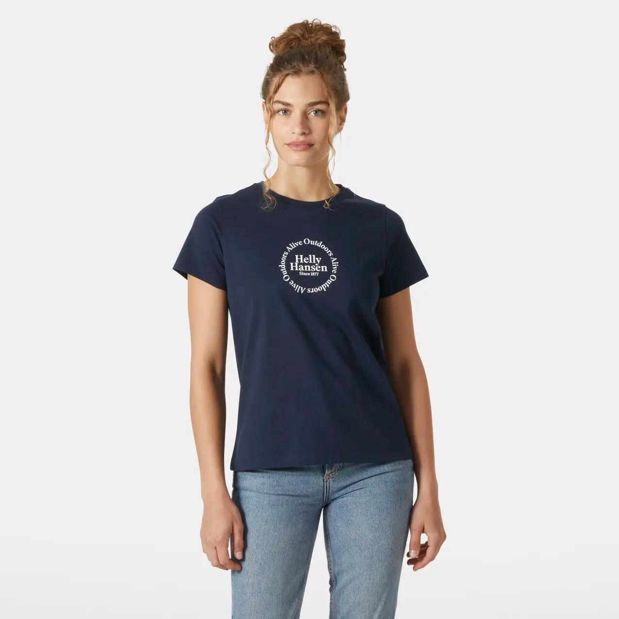 T-shirt de mulher Helly Hansen Core Graphic 2.0 2/5