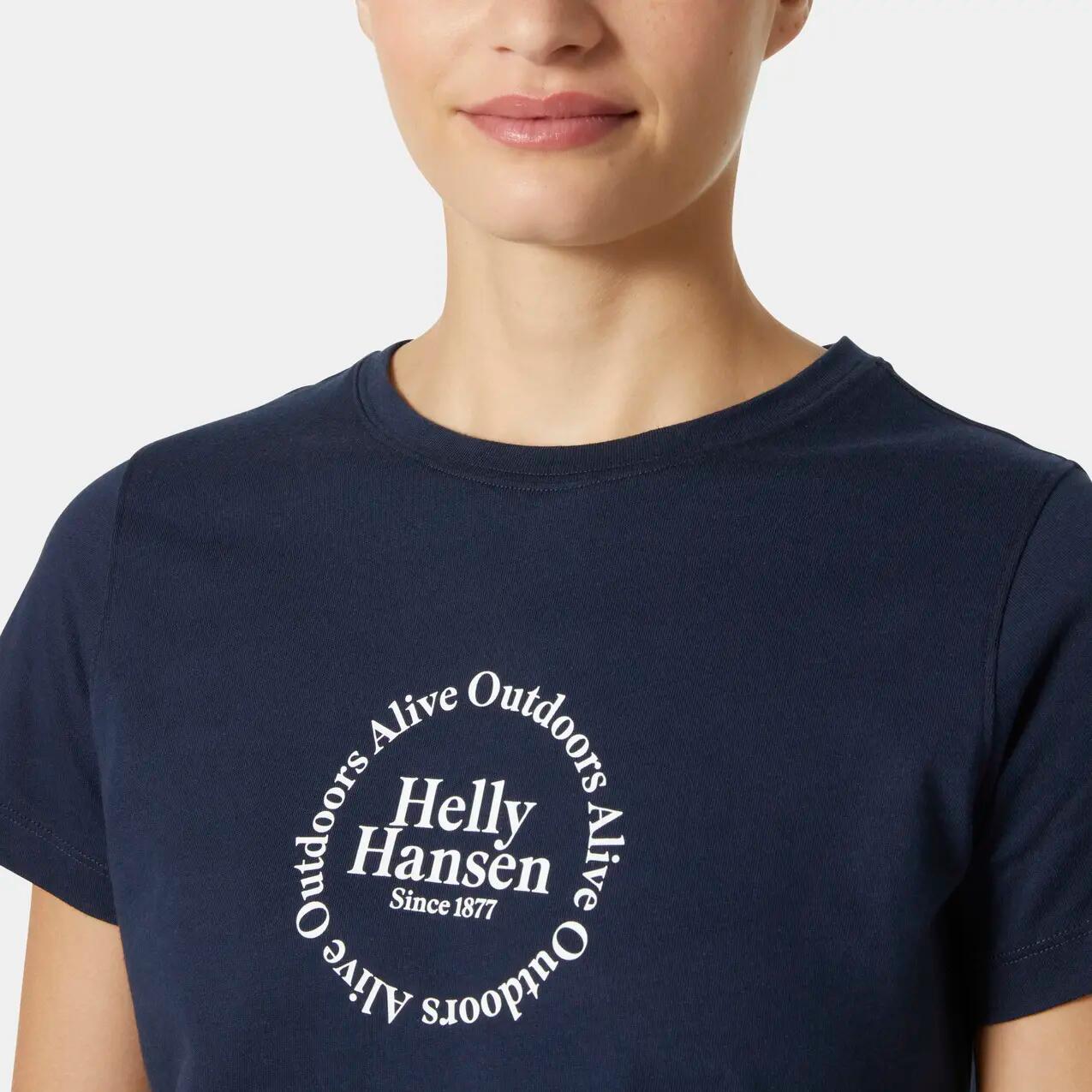 T-shirt de mulher Helly Hansen Core Graphic 2.0 5/5