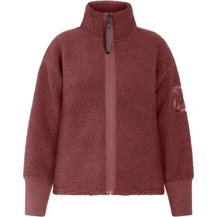 Mella Full-Zip Vest Dames Lange rits fleece Bark