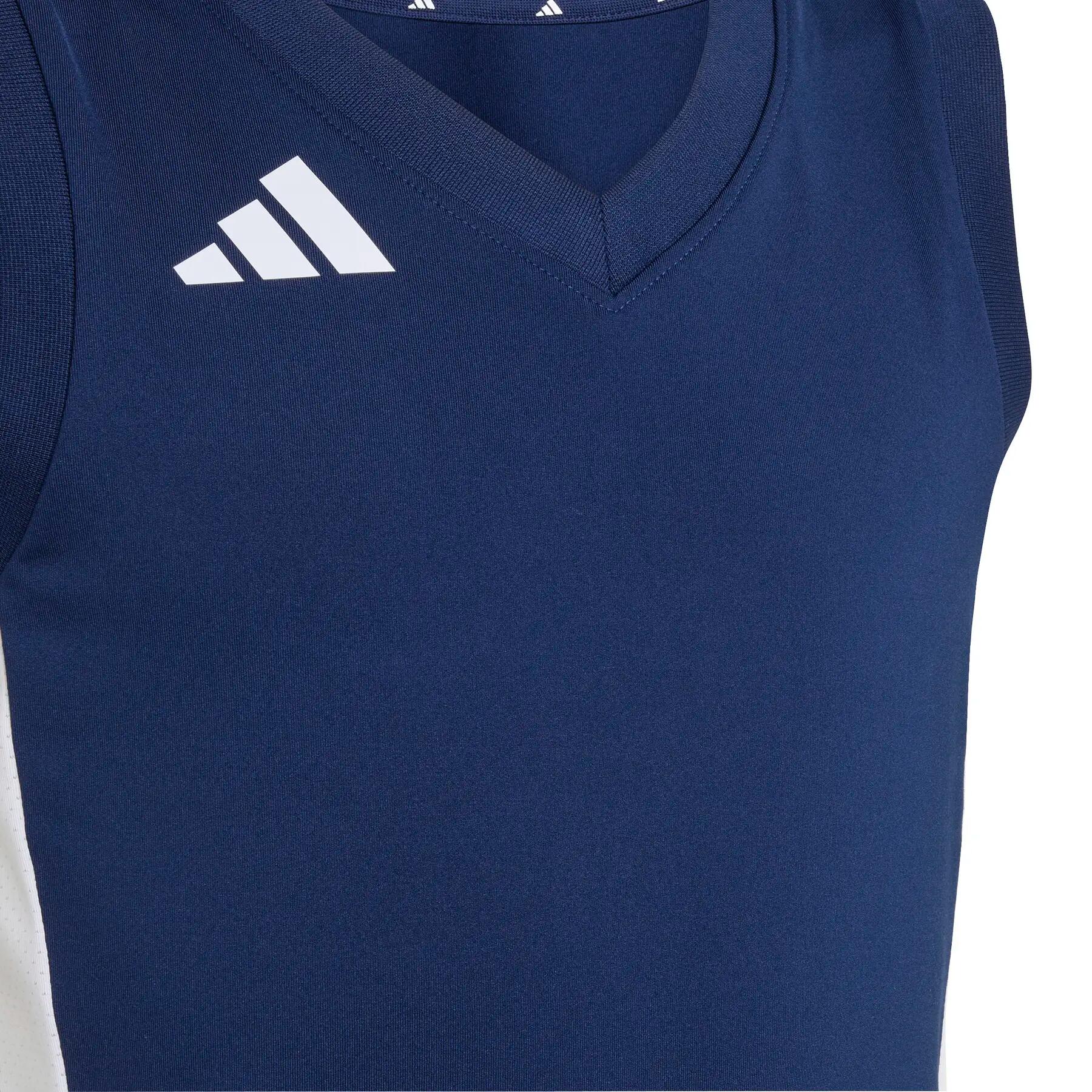 Maillot sans manches fille adidas Quickset 3/5