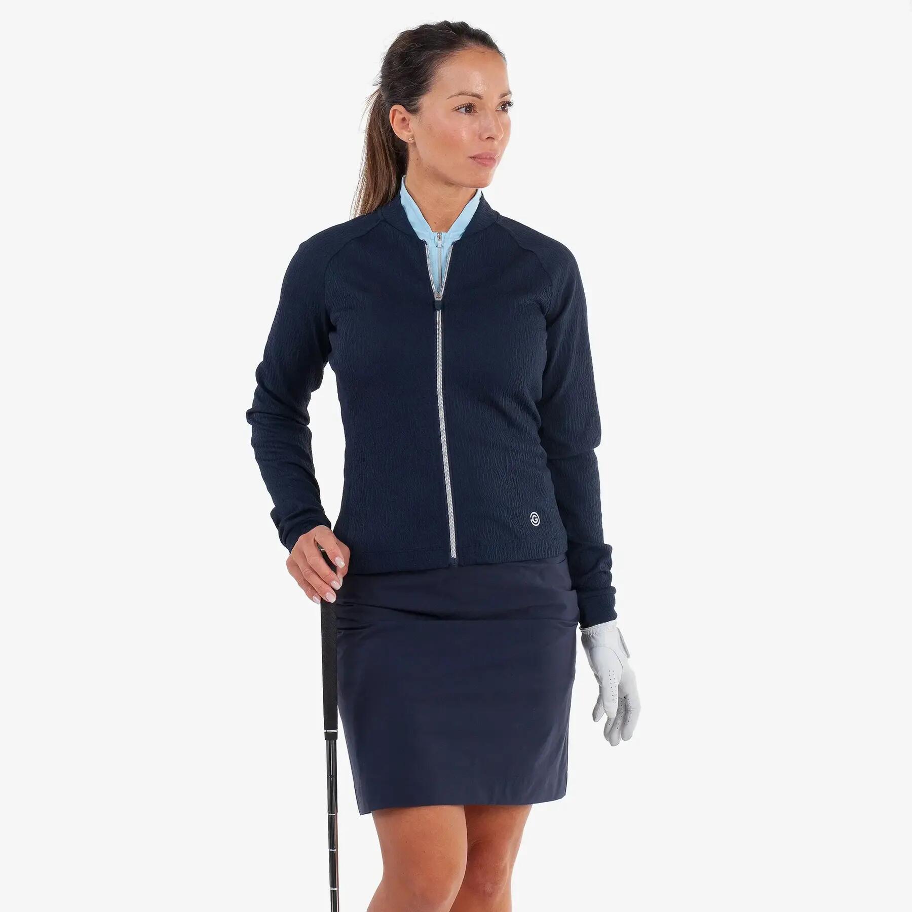 Sweatshirt zippé femme Galvin Green Darla 2/7