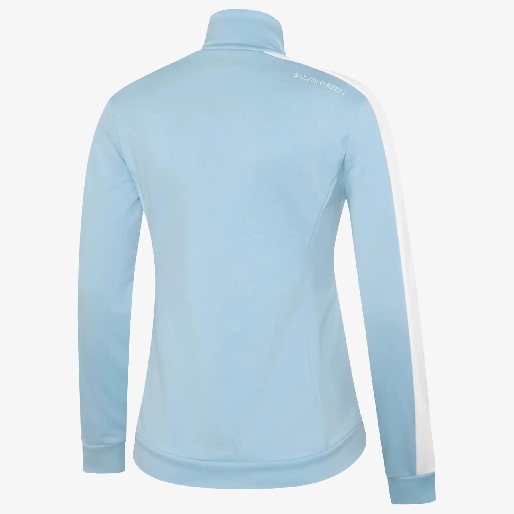 Sweatshirt zippé femme Galvin Green Dixie 2/5