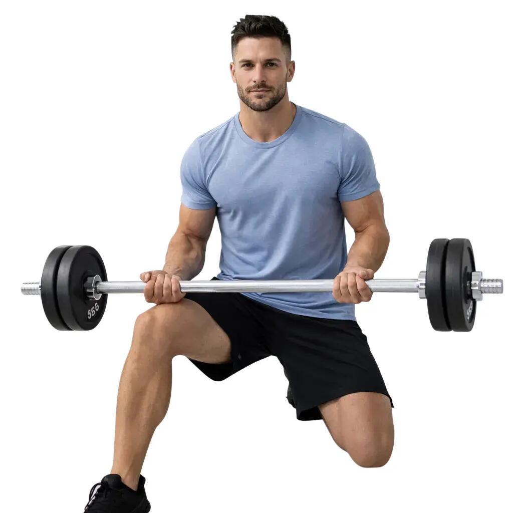 ITM Fitness 25kg  Barbell Set with 150cm Chrome Bar & Carry Case 2/7