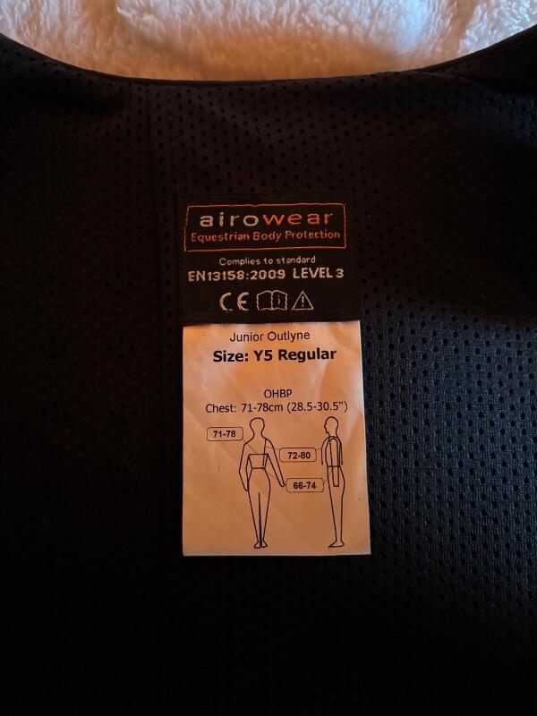 Entre Particuliers - Gilet de protection équitation Airowear 3/6