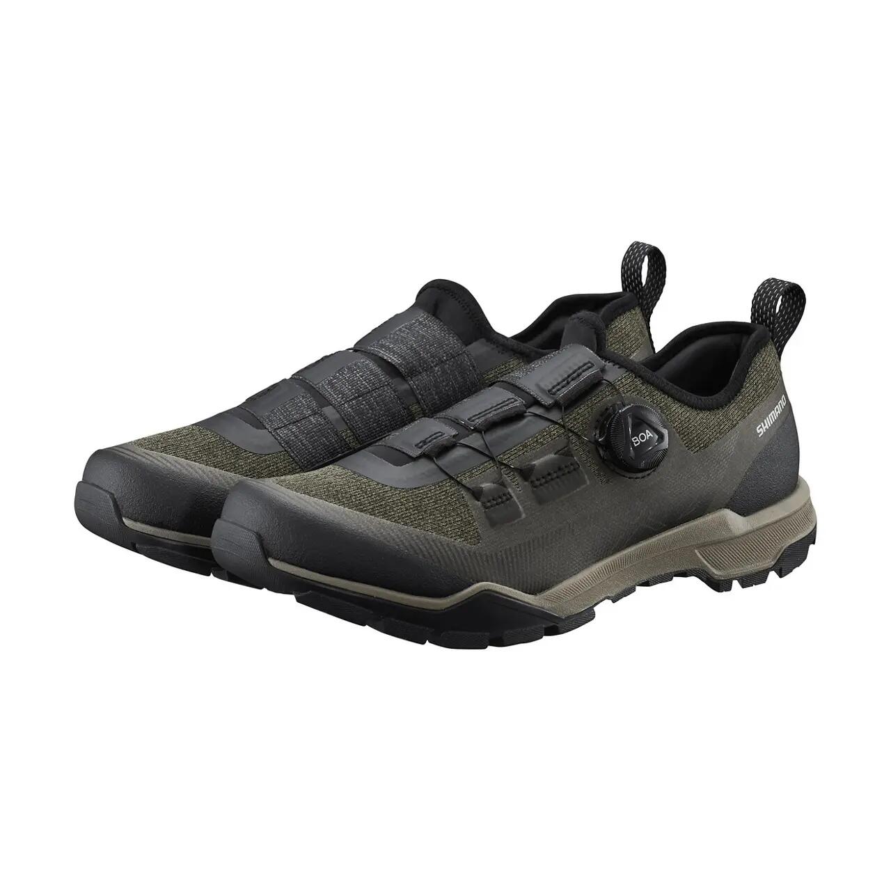Touring-Fahrradschuhe EX700, Olive 4/6