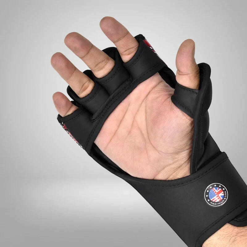 MMA Handschuhe RDX Aura F17 Schwarz/Rot - Grösse S 3/7
