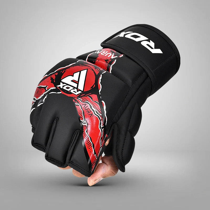 MMA Handschuhe RDX Aura F17 Schwarz/Rot - Grösse S 2/7