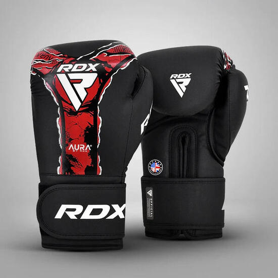 Guantoni Boxe RDX F17 - Nero/Rosso - 12oz