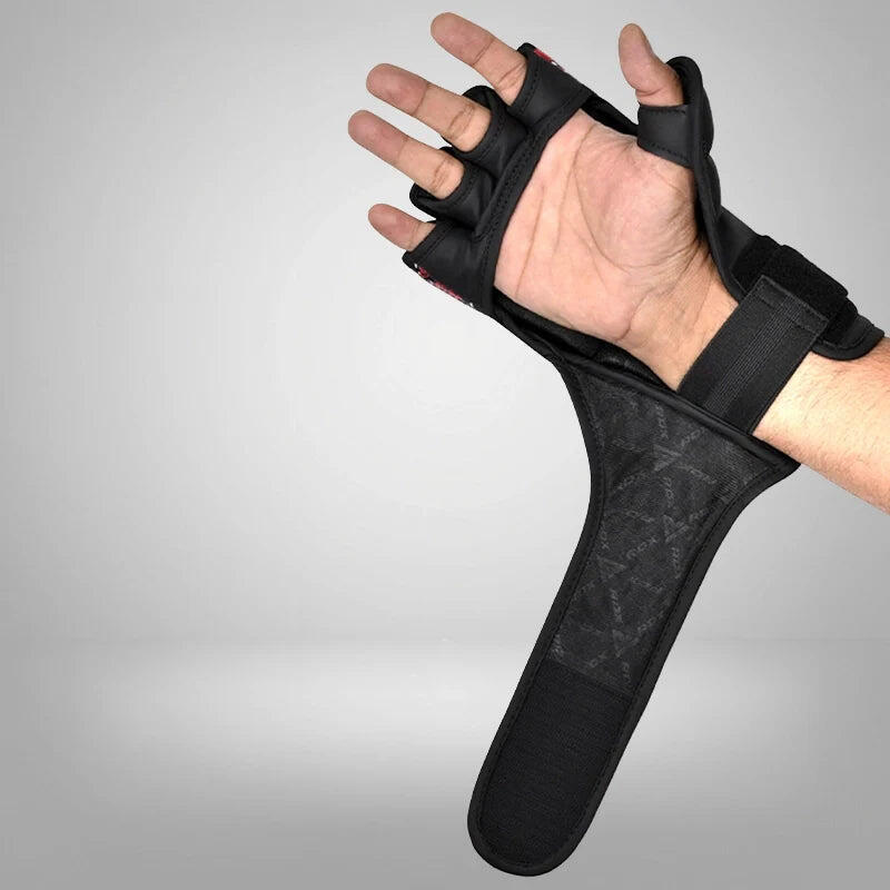 MMA Handschuhe RDX Aura F17 Schwarz/Rot - Grösse S 4/7